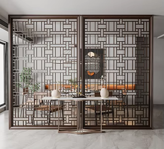 New Chinese Partition 3d model