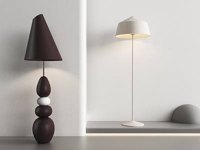 Modern floor lamp 3d model