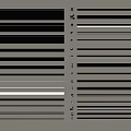 Horizontal Arrangement Of Silver Black Metal Strips With Multiple Columns