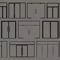 Modern Glass Door Designs With Various Styles And Frame Options For Cabinets