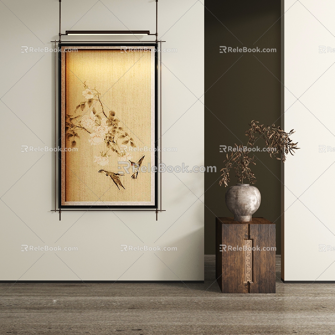 New Chinese Abstract Hanging Painting model