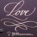 Neon Love Lamp Set With Decorative Curved Design And Warm Glow For Home Decorative Use