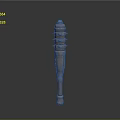 Ancient Bronze Carved Column With Multi Layered Structure And Textured Surface