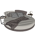 round bed 3d model