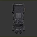Armored Military Vehicle With Tactical Design Heavy Duty Off Road Tires And Roof Mounted Equipment