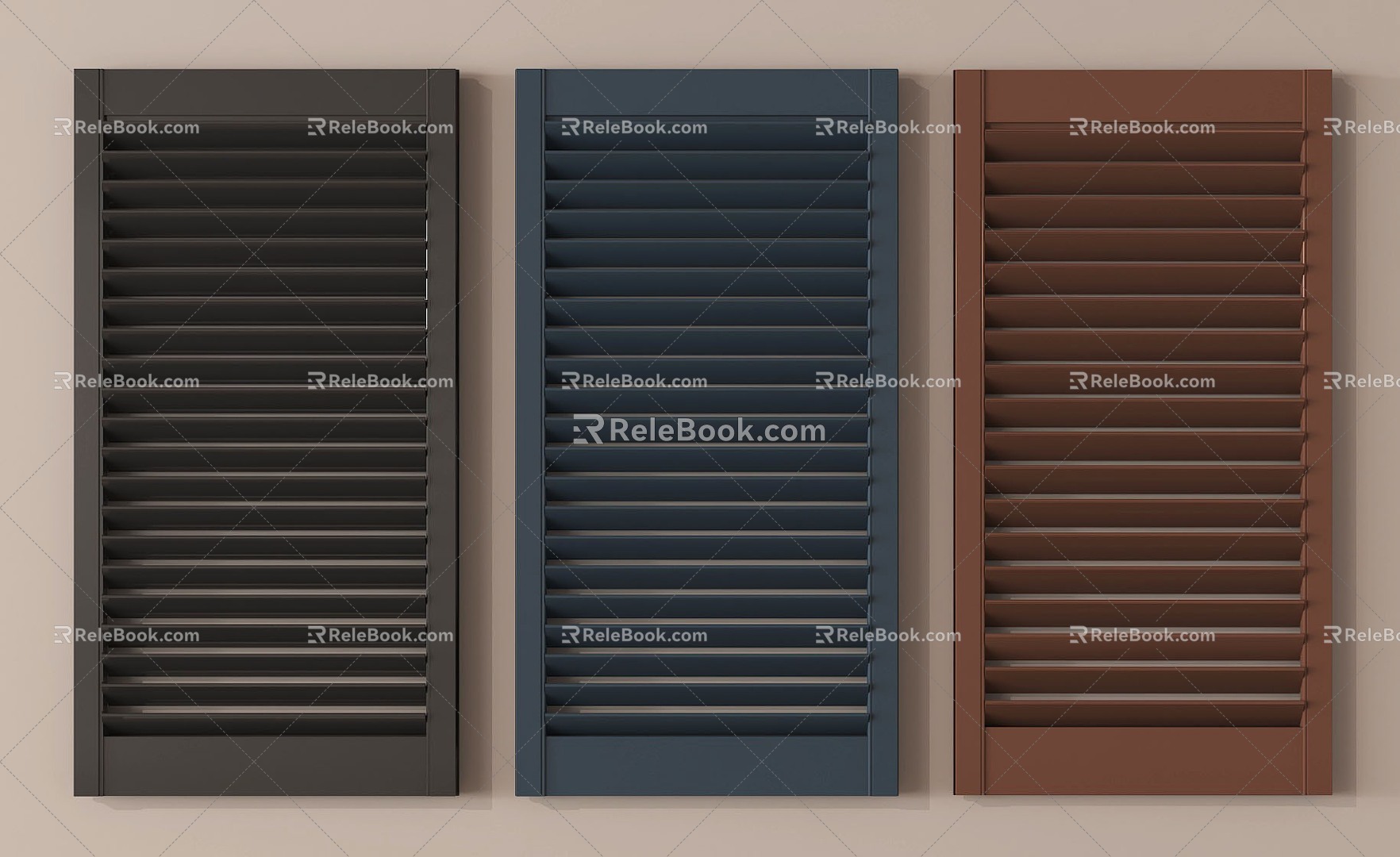 modern blinds venetian blinds 3d model