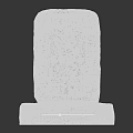 Glowing Blue Stone Tablet With Mystic Symbols On Rock Base In Sci Fi Scene