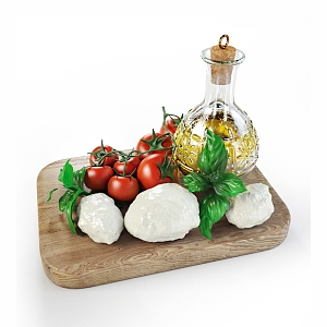 Modern Vegetables Realistic Food Vegetables 3d model