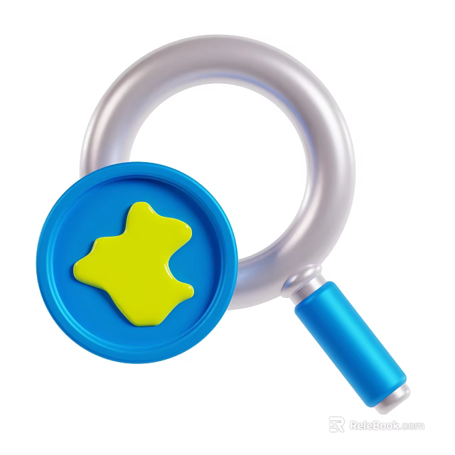 Public Facility Inspection Tool With Blue Handle Silver Frame And Yellow Marker 3d model 