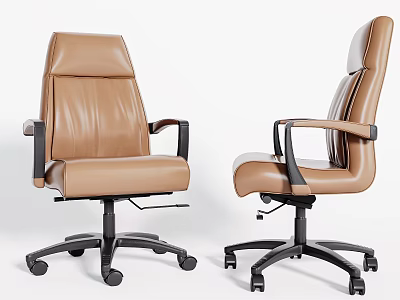 Office single chair single chair office chair 3d model