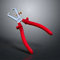 Red Handle Pliers Tool Holding Screw For DIY Repair Projects