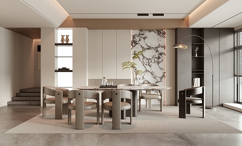 Modern Restaurant 3d model