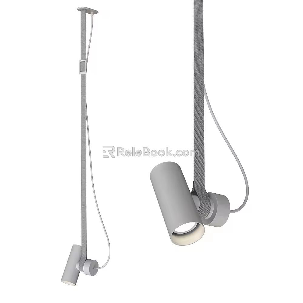 blte camera chandelier 18 3d model