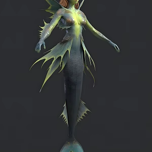 Mermaid 3d model