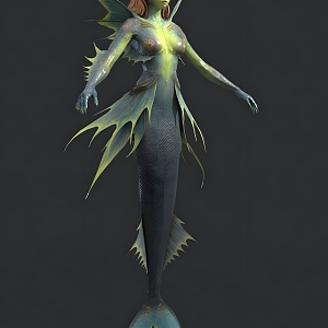 Mermaid 3d model