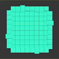Futuristic Green Transparent Cube With Holographic Grid Structure And Glowing Lines Sci Fi Scene