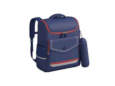 Modern Schoolbag 3d model