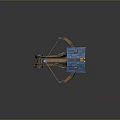 Crossbow Mechanical Crossbow Shift Bow and Arrow Shoot Far Equipment Weapons High-tech Crossbow 3d model