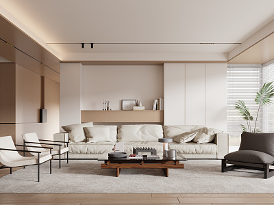 modern living room model