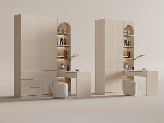 Simple wardrobe dresser 3d model