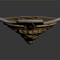 Medieval Shield Ancient Shield Defensive Weapon Ancient Shield Iron Shield Protective Shield Wooden Shield 3d model
