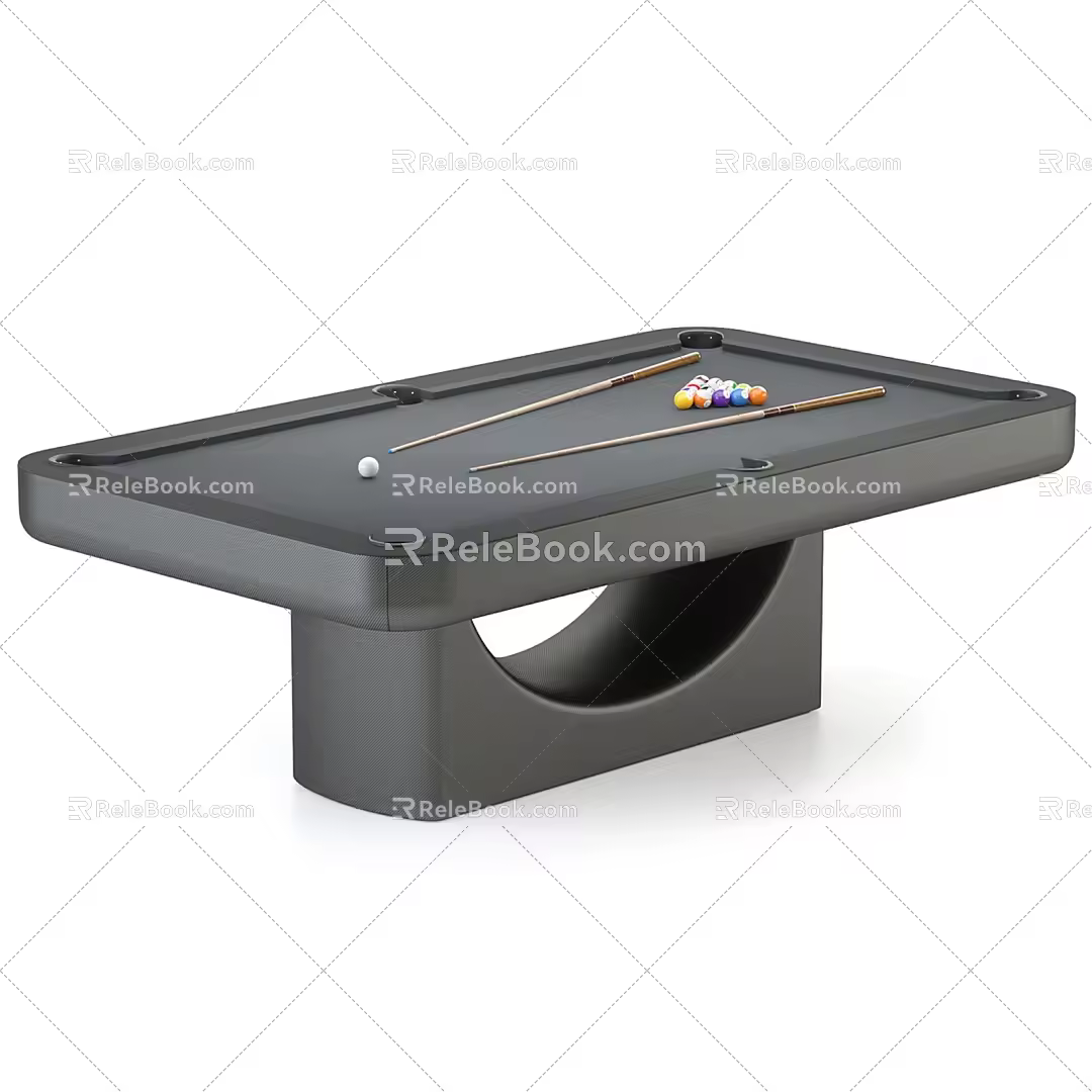 Modern billiard table 3d model