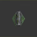 Intricate Carved Stone Bench Outdoor Living Decor With Moss On Green Grass