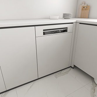 Disinfection Cabinet Kitchen Appliances Dishwasher 3d model