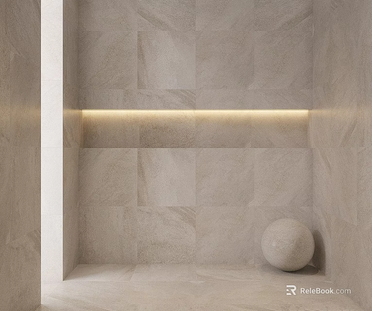 Modern Open Concept Kitchen Interior Design With Island Counter And Appliances 3d model 