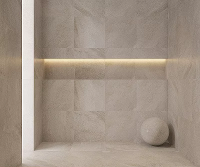 Modern Open Concept Kitchen Interior Design With Island Counter And Appliances 3d model