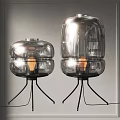 Modern table lamp 3d model