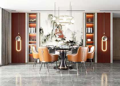New Chinese Restaurant 3d model