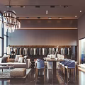 Light Luxury Clothing Store Advanced Suit Custom Shop 3d model