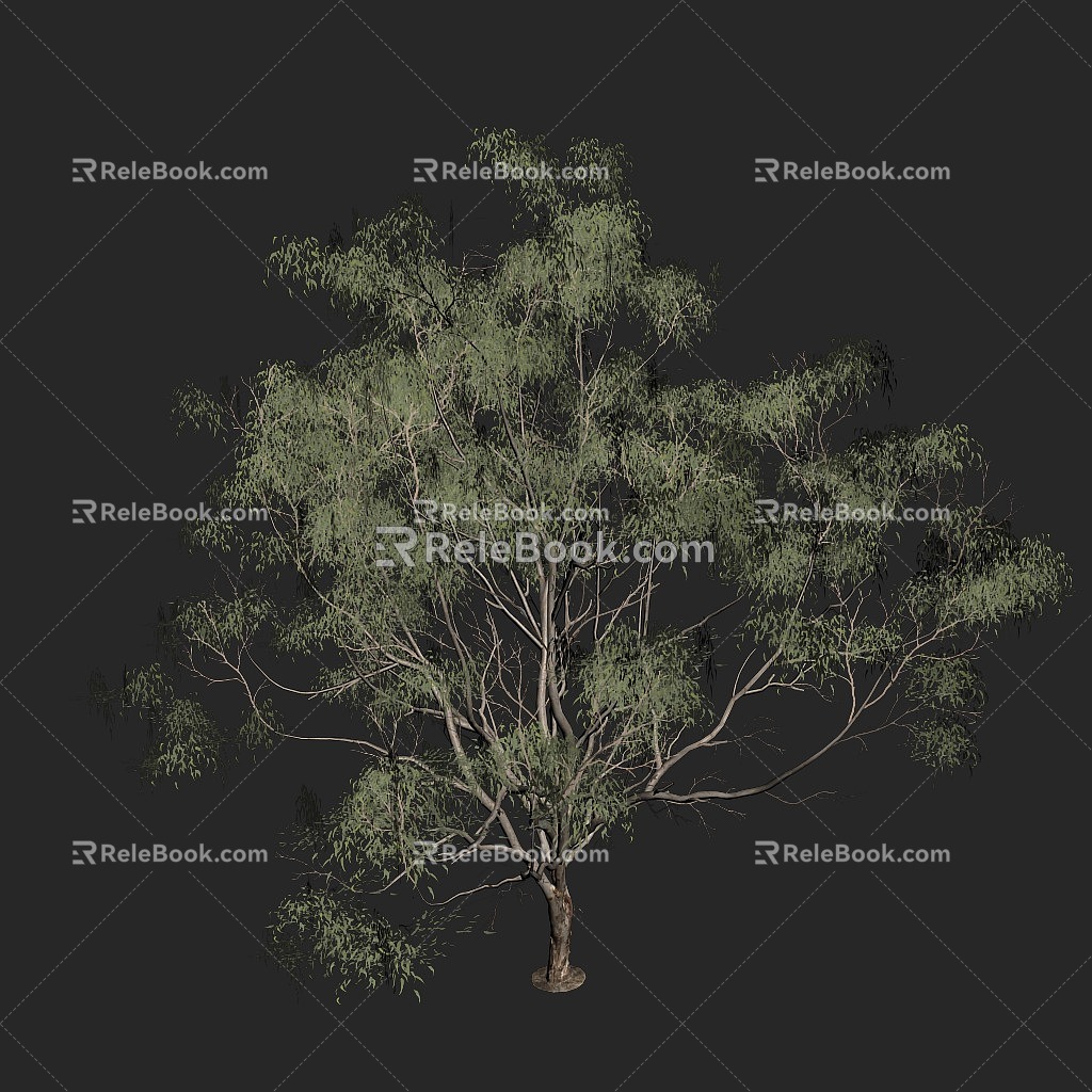 Tree Low Model Tree Game Tree Wild Desert 3d model