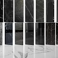 Modern Black Marble Wall Paneling Collection With Various Textures And Designs 3d model