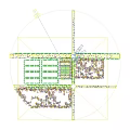 Modern Industrial Warehouse Building With Green Surroundings Large Glass Windows And Tree Lined Road