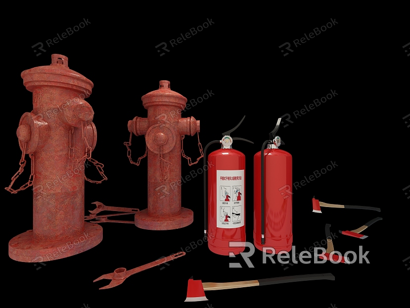 Modern fire extinguisher model