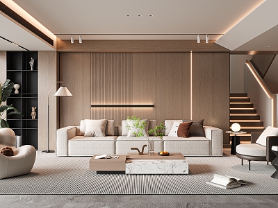 modern living room model