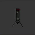 Professional Tripod Mounted Cylindrical Equipment With SC Logo And Red Black Top
