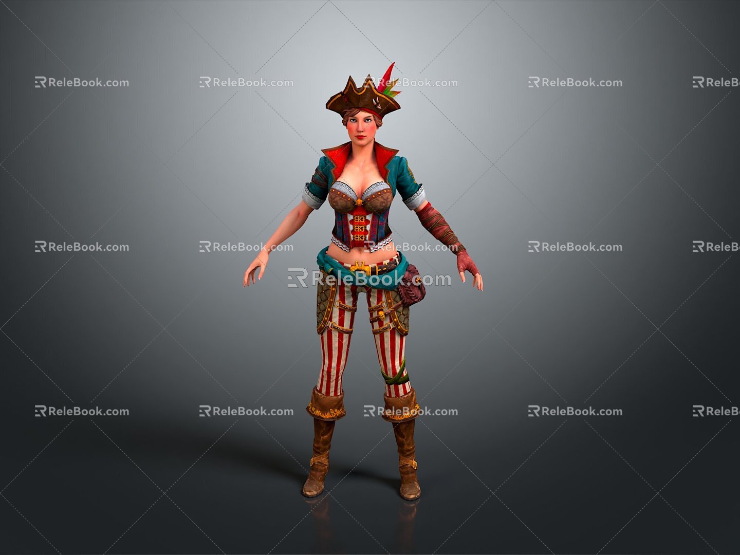 Lady soldier female detective female agent female goon warrior warrior soldier detective agent goon 3d model