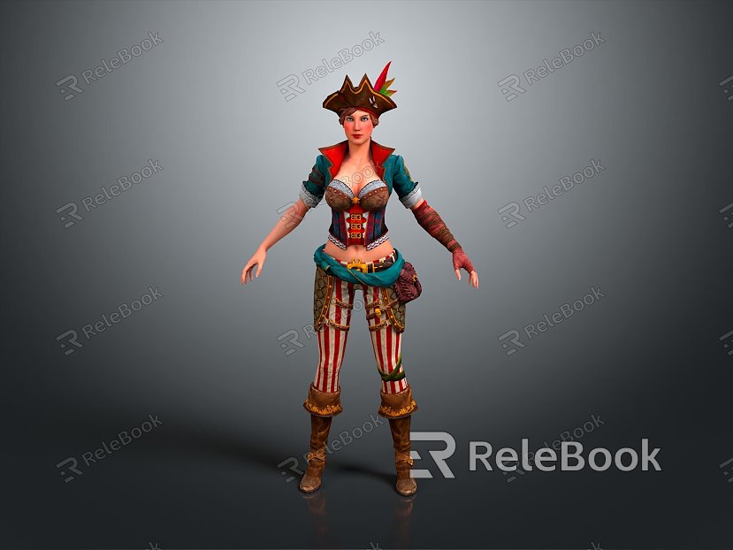 Lady soldier female detective female agent female goon warrior warrior soldier detective agent goon model