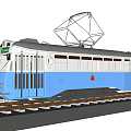 Old tram 3d model