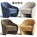 Modern Beige Velvet Single Sofa with Comfortable Design and Multiple Color Options