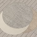 Modern Round Carpet 3d model