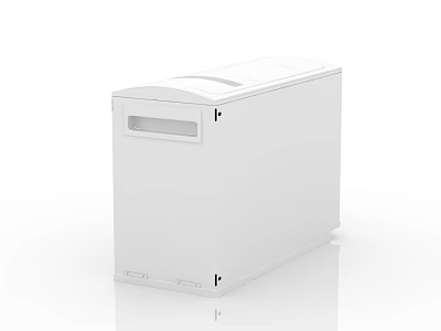 White Compact Household Appliance With Sleek Modern Design For Kitchen Daily Use 3d model