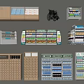 Different Types of Multi tiered Display Shelves and Showcase Racks for Retail Products