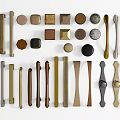 Various Modern Cabinet And Drawer Handles With Metal Materials And Diverse Shapes