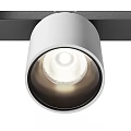 Black Modern Minimalist Downlight Spotlight With Adjustable Head And Metal Housing