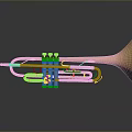 Golden Trumpet Musical Instrument With Shiny Surface Reflection On Dark Background