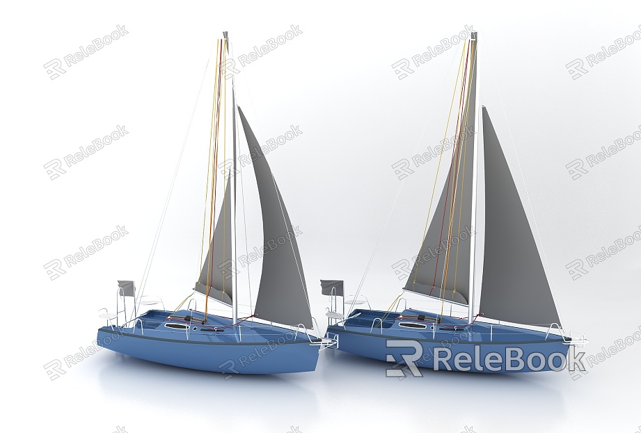 Modern Sailing Boats model